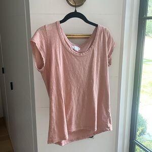 Velvet by graham and Spencer light orange t shirt